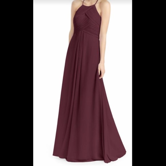 Azazie Dresses & Skirts - Azazie Ginger Bridesmaid Dress - Cabernet Color